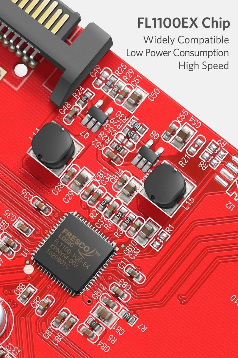 Inateck USB 3.0 PCIe bővítőkártya 4 porttal SATA tápellátással