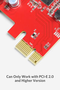 Inateck USB 3.0 PCIe bővítőkártya 4 porttal SATA tápellátással 2