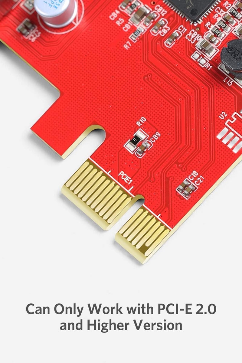 Inateck USB 3.0 PCIe bővítőkártya 4 porttal SATA tápellátással
