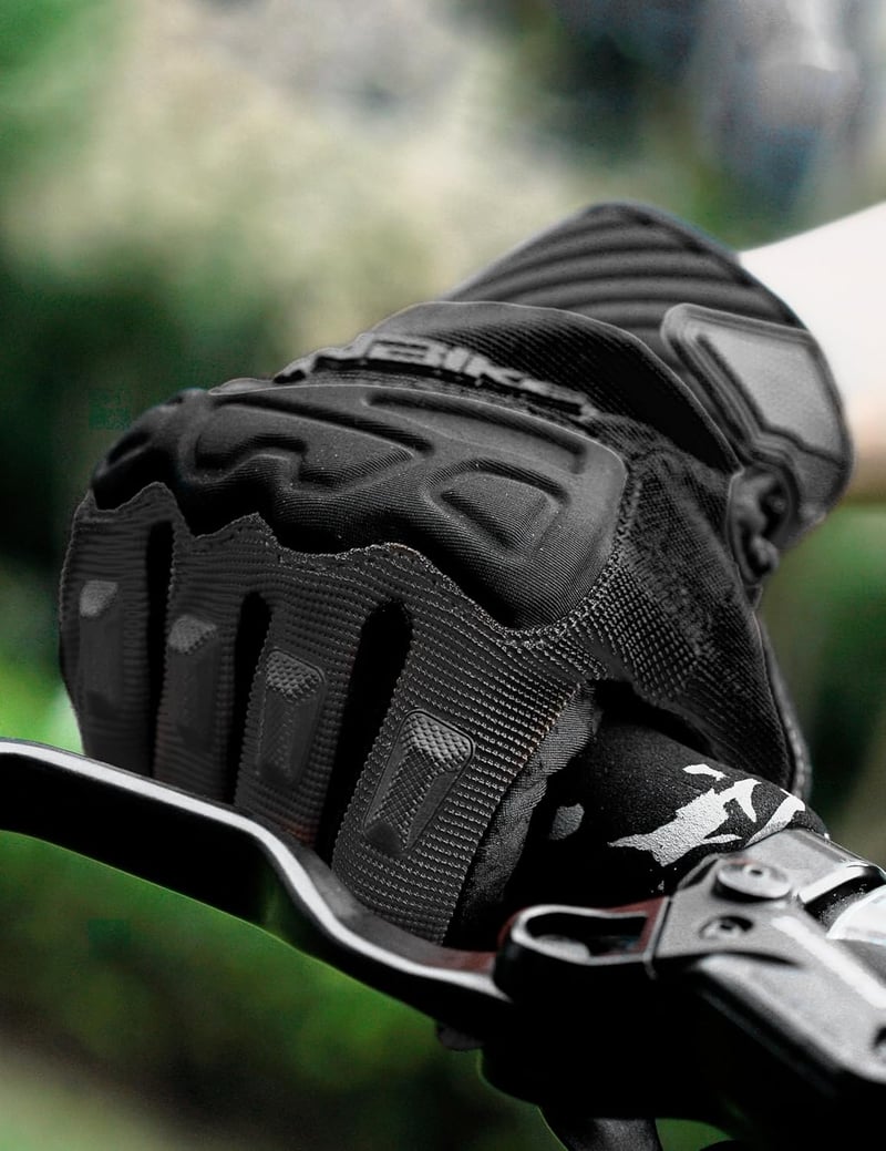 INBIKE MTB kerékpárkesztyű teljes védelemmel, TPR ujjpárnákkal és SCR párnázattal