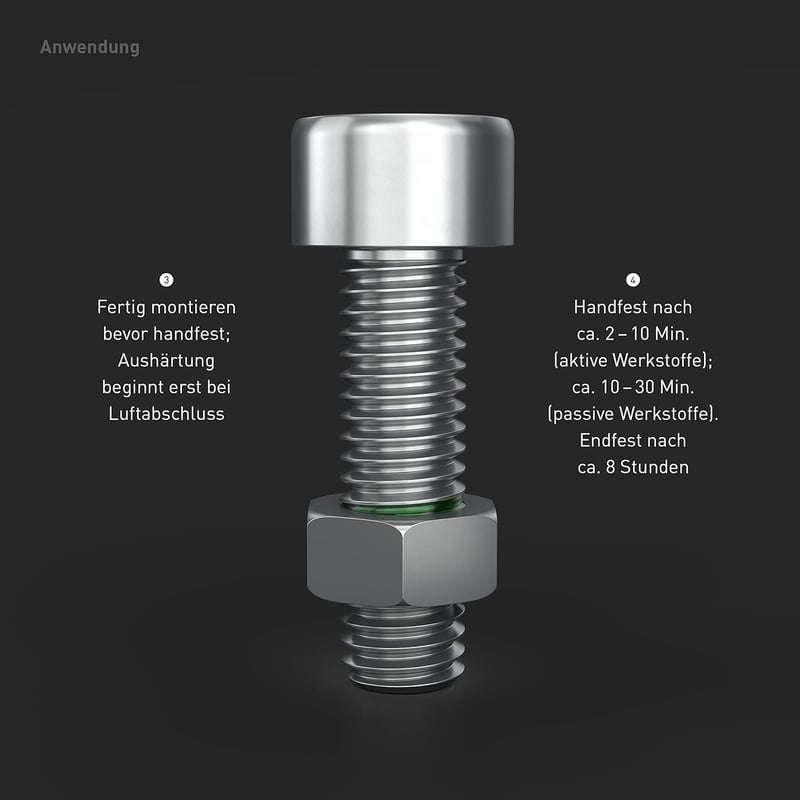 INBUS Threadlocker Erős Csavarzáró 20g Német Gyártás