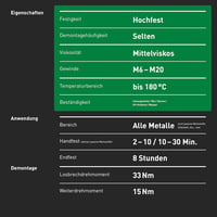 INBUS Threadlocker Erős Csavarzáró 20g Német Gyártás 3