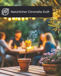 Incensera Citronella Füstölő Pálcika 100db - Kert, Terasz és Kempingezéshez 2