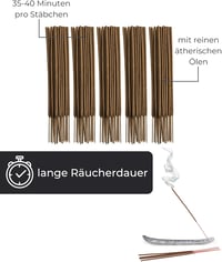 Incensera Füstölő Pálcika 100db Természetes Tisztító Meditáció Jóga Relaxáció 5