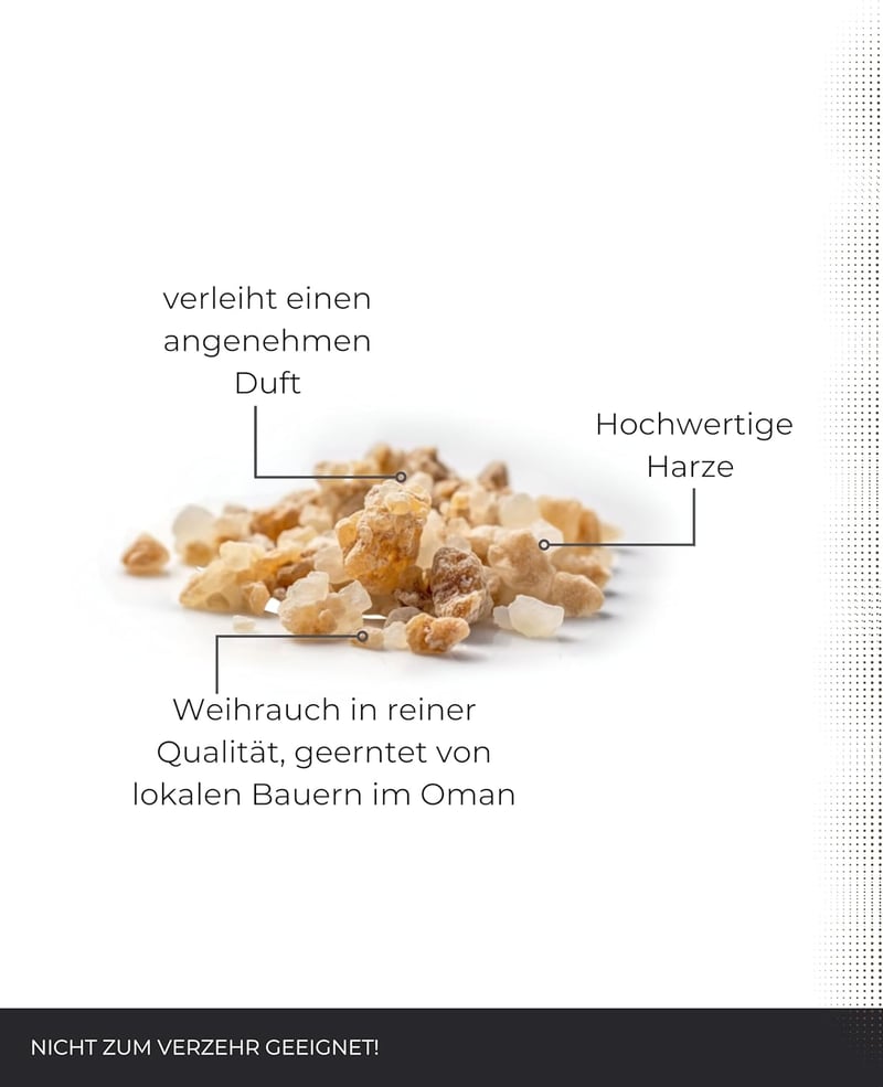 Incensera Oman füstölő gyanta 50g - prémium frankincenzum füstöléshez