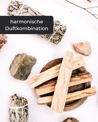 Incensera Palo Santo és White Sage füstölő szett - 2 db fehér zsálya, 4 db palo santo 6