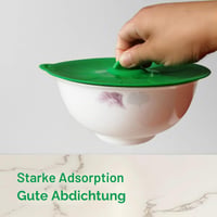 Set 3 Capace din Silicon INCNMAD, Reutilizabile și Universale pentru Boluri, Vase, Farfurii, Caserole și Cani, Potrivite pentru Cuptor și Frigider, 3 Culori 3