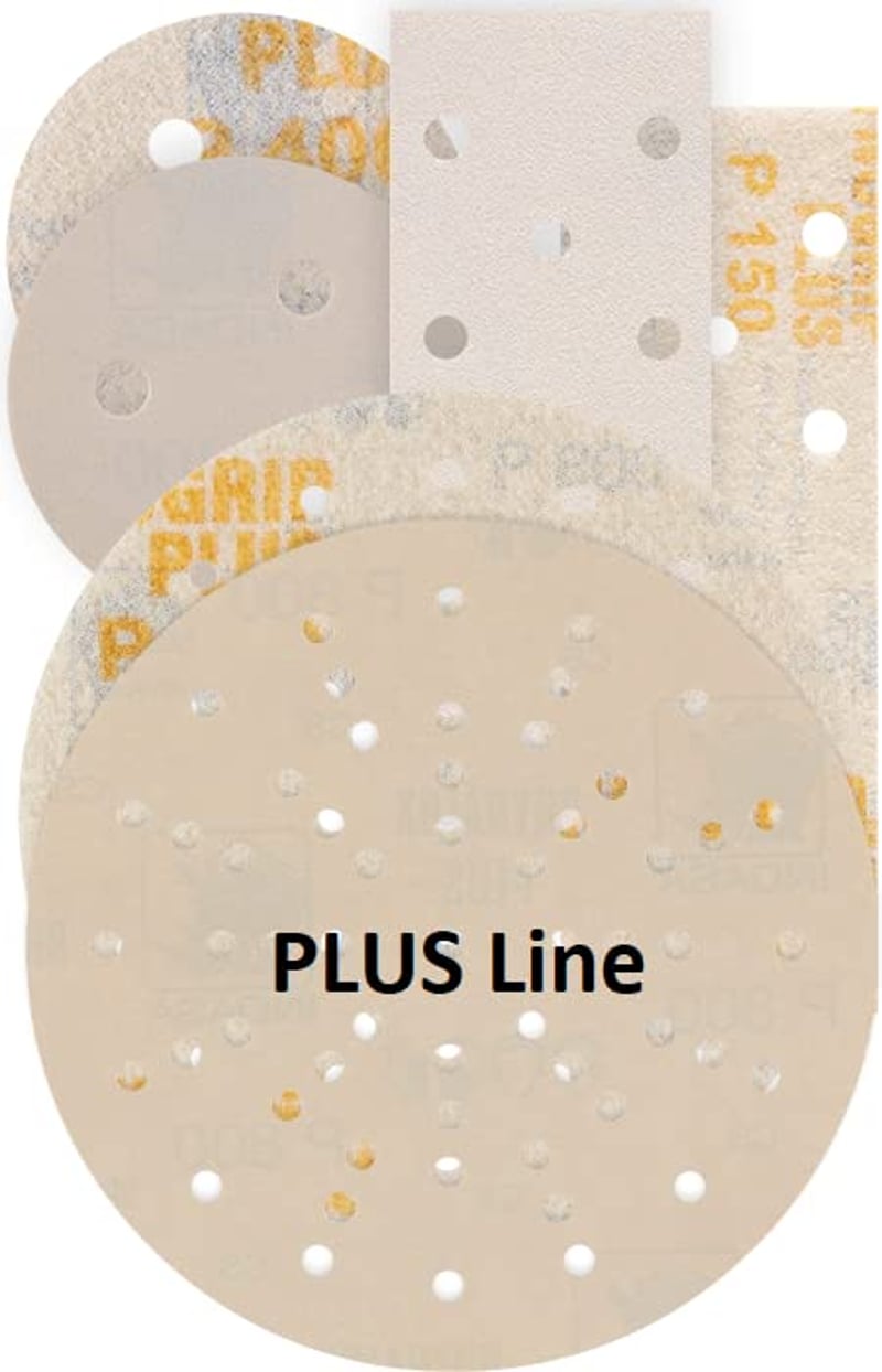 INDASA RHYNOGRIP PLUS LINE 185mm Velcro Csiszolókorong P400 50db