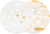 Brúsny kotúč na suchý zips Indasa Rhynogrip Plus Line 185 mm - P180 - 17 otvorov - 50 ks 2