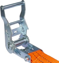 INDUSTRIE PLANET 4 db 2000 kg teherbírású rögzítő heveder csörlővel, 6 m hosszú, kampós, narancssárga, 35 mm széles, 2t 9