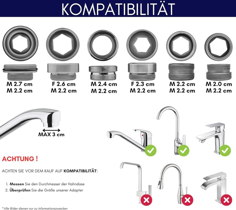 INEEDIT Kézi Zuhanyfej 1,5 m Gégecsővel - Fürdőszobai és Konyhai Zuhanyrendszer Stop Funkcióval - Króm Bidé Zuhanyfej 4 m-ig Bővíthető