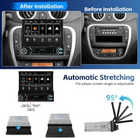 Inefala 1DIN Autórádió Carplay Wireless 7" Kijelzővel Bluetooth USB 2
