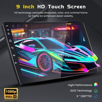 Inefala 2024 9" Android 13 Autórádió 4GB+64GB CarPlay GPS WiFi 3
