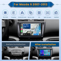 Inefala 9" Android 15 Autórádió Mazda 6 Atenza 2007-2012 CarPlay GPS Bluetooth 2