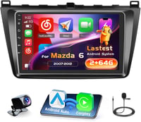 Inefala 9" Android 15 Autórádió Mazda 6 Atenza 2007-2012 CarPlay GPS Bluetooth 1