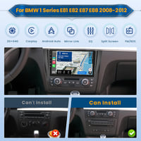 Inefala 9" Android 15 CarPlay Autórádió BMW 1-es E81-E88 2008-2012 GPS WiFi 2