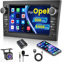 Inefala Android 15 Autórádió Opel Corsa Astra 7" Érintőképernyő GPS WiFi 1