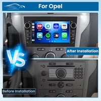 Inefala Android 15 Autórádió Opel Corsa Astra 7" Érintőképernyő GPS WiFi 2