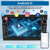 Inefala Android 15 Autórádió Opel Corsa Astra 7" Érintőképernyő GPS WiFi 3