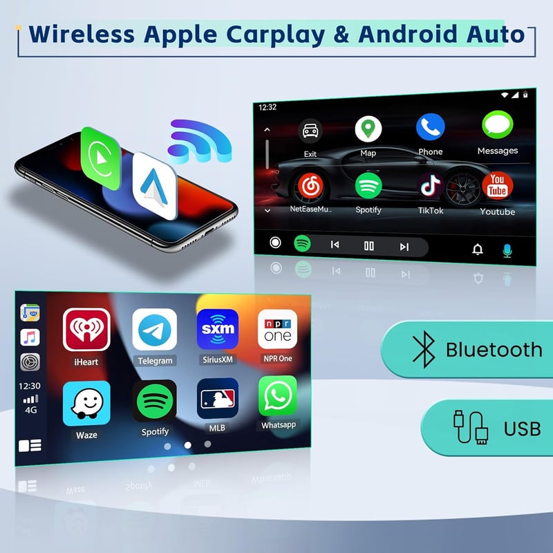 Inefala Android 15 Autórádió VW Golf Polo Passat 9" Érintőkijelző GPS WiFi Carplay