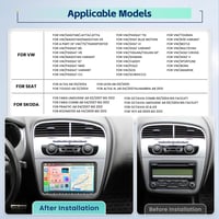 Inefala Android 15 Autórádió VW Golf Polo Passat 9" Érintőkijelző GPS WiFi Carplay 2