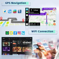 Inefala Android 15 Autórádió VW Golf Polo Passat 9" Érintőkijelző GPS WiFi Carplay 6