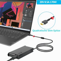 Ineffbb 170W 20V 8,5A Nabíjačka na notebook pre Lenovo Legion 14 15 17 Y520 Y530 Y540 Y700 Y720 Y730 R720 Y7000 Y900 Y910 Y920 ThinkPad P50 P51 P70 P71 W540 W541 T540P ADL170NLC3A 3