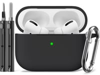 Ochranné puzdro Inesore kompatibilné s AirPods Pro 1. a 2. generácie – čierne 1