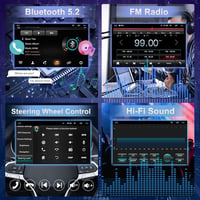 Inexaccessories Android 13 Autórádió Audi A4 S4 RS4 2002-2008 CarPlay GPS WiFi 5