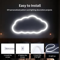 iNextStation 5m LED szalag 12V hideg fehér 6000K vízálló IP65 5