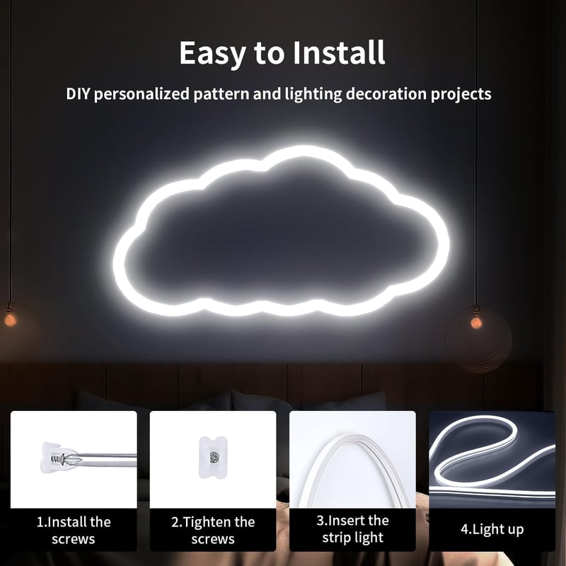 iNextStation 5m LED szalag 12V hideg fehér 6000K vízálló IP65