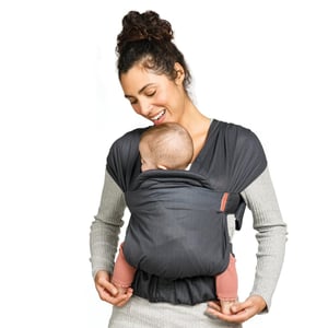 Infantino Hug & Cuddle Hybrid babahordozó, 3,2-11,8 kg - sötétszürke