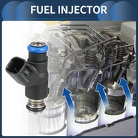 INFINAUTO 6 buc. 35310-3C000 injector combustibil motor Hyundai Santa Fe 2007-2009 3.3L, Hyundai Sonata 2007-2010 3.3L, Negru 2