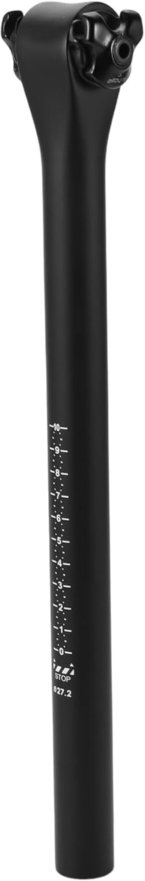 INFINAUTO karbon nyeregcső 27.2x350 mm matt fekete könnyű kerékpár üléscső