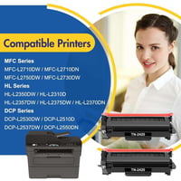 INFITONER TN-2420 TN-2410 Kompatibilný toner pre zariadenia Brother MFC-L2710DW HL-L2350DW DCP-L2530DW MFC-L2750DW, 2 ks, čierny 2