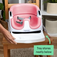 Ingenuity 2 v 1 jedálenská stolička a sedadlo pre batoľatá s odnímateľným podnosom, ideálna stolička na kŕmenie na cesty, Peony, od 6 mesiacov 5
