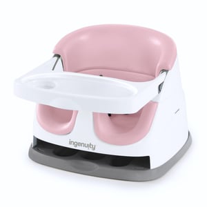 Ingenuity 2 v 1 jedálenská stolička a sedadlo pre batoľatá s odnímateľným podnosom, ideálna stolička na kŕmenie na cesty, Peony, od 6 mesiacov