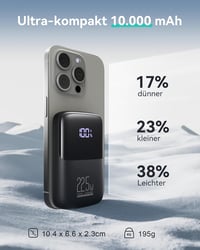 INIU 10000mAh Powerbank 22.5W Gyorstöltés PD3.0 QC4.0 Telefontartóval iPhone Samsung Xiaomi 2