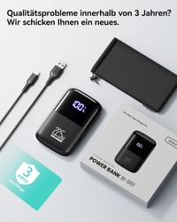 INIU 10000mAh Powerbank 22.5W Gyorstöltés PD3.0 QC4.0 Telefontartóval iPhone Samsung Xiaomi 7