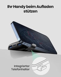 INIU 10000mAh Powerbank 22.5W Gyorstöltés PD3.0 QC4.0 Telefontartóval iPhone Samsung Xiaomi 8