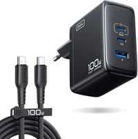 INIU 100W USB-C gyorstöltő 3 porttal MacBook iPad iPhone Samsung 1