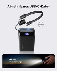 Power bank INIU 20 000 mAh, 22,5 W rýchle nabíjanie, vstup a výstup USB-C, kompaktná externá batéria pre telefón, tablet, na cesty 5