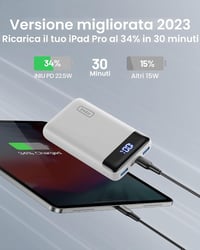 INIU 20000 mAh powerbank USB-C PD3.0 QC4.0 3A 5