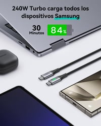 Nabíjací kábel INIU 240W USB-C PD3.0 – 2 m, balenie 2 ks 3