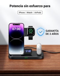 INIU 3 az 1-ben Wireless Charger Apple Watch iPhone AirPods Pro 2