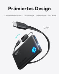 Power bank INIU 45W s rýchlym nabíjaním, 10000mAh kompaktná externá batéria, nabíjačka na mobilný telefón 4