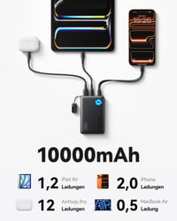 Power bank INIU 45W s rýchlym nabíjaním, 10000mAh kompaktná externá batéria, nabíjačka na mobilný telefón 5