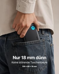 Baterie externă INIU 45W 10000 mAh cu cablu USB-C încorporat, încărcător portabil de dimensiuni mini pentru iPhone 17, 16, 15, 14 3