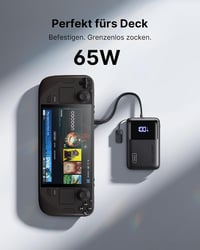 INIU power bank 65 W – 20000 mAh, beépített USB-C kábellel 6