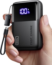 INIU power bank 65 W – 20000 mAh, beépített USB-C kábellel 1